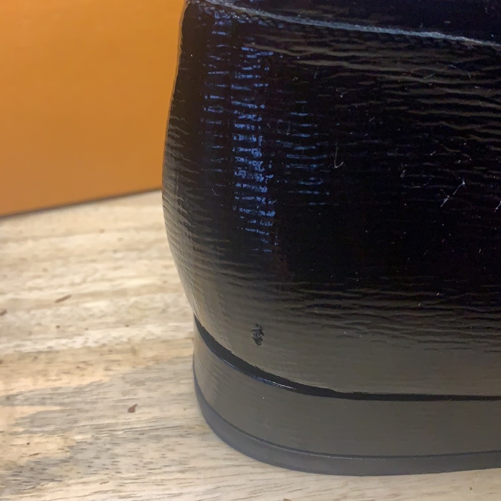 LOUIS VUITTON Patent Leather Laced Boots Dress shoes - size 8 1/2 - Picture 11 of 12